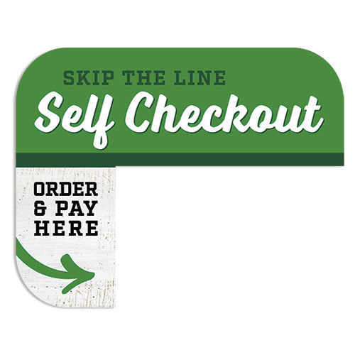 Kiosk "Order Here" Sign for Kelly's Restaurant & Lounge Kiosks