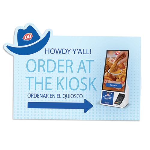 Kiosk Window/Wall Decal for DQ (Dairy Queen) Kiosks
