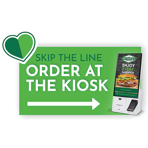 Kiosk Window/Wall Decal for Mr. Pickle's Kiosks