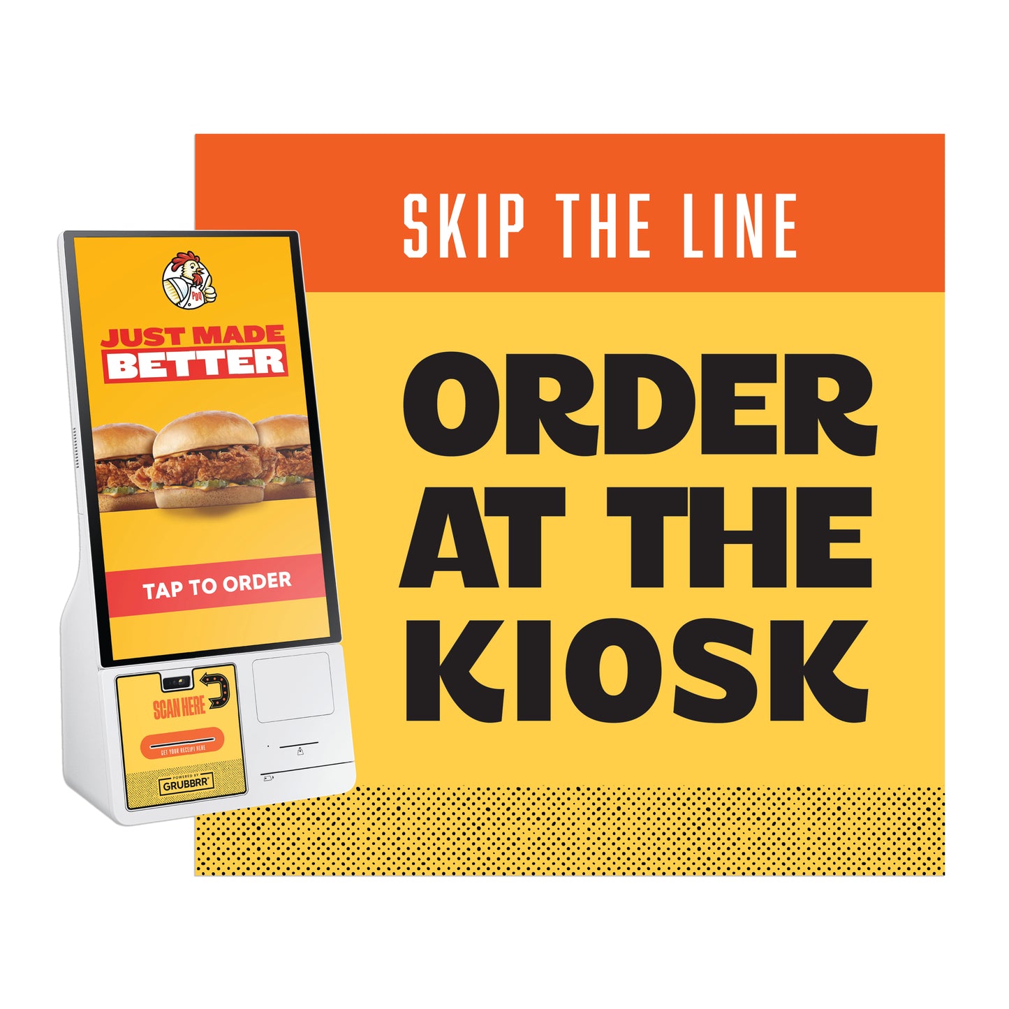 Kiosk Window/Wall Decal for PDQ Kiosks