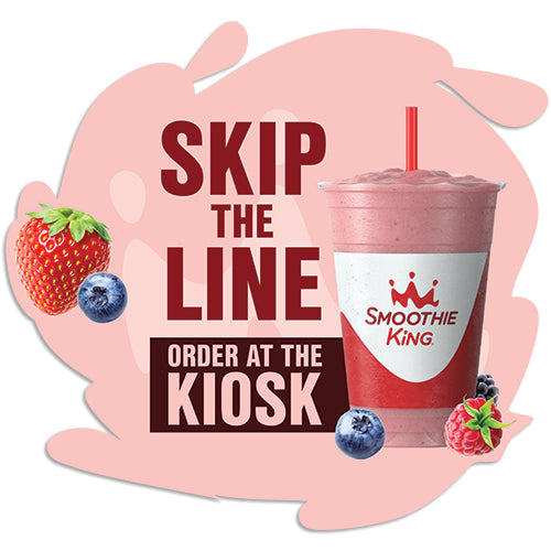 Kiosk "Skip the Line" Floor Decal for Smoothie King