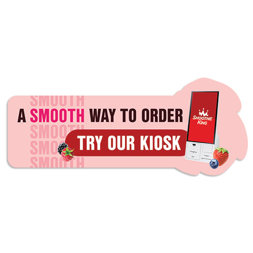 Kiosk Window/Wall Decal for Smoothie King Kiosks